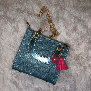 NEW Girls Crossbody Glitter Purse